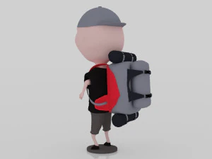 Mountain climber 3D miniature 3D Print Model