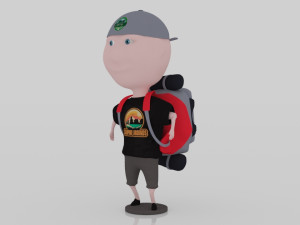 Mountain climber 3D miniature Modelo de impresión 3D