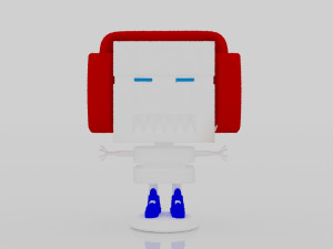 Noid 3D miniaturetable 3D-printmodel