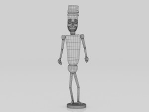 Pencil character 3Dminiature Modelo de impresión 3D