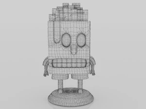 Box paint 3Dminiture table 3D Print Model