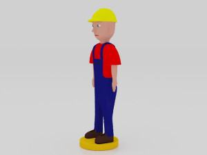 Production Operator 3Dminiature table 3D Print Model