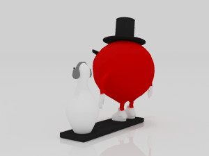 Bowling and Pin 3Dminiture table 3D Print Model