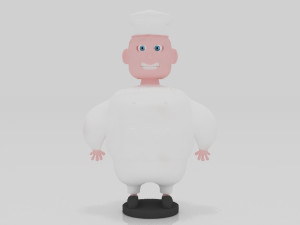 Chef 3D miniature table Modelo de Impressão 3D