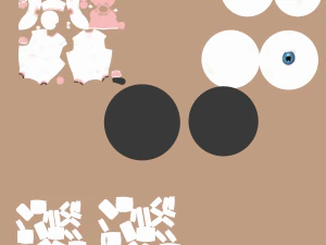 Chef 3D-Miniaturtisch 3D Druckmodell