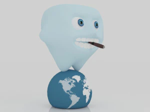 Tooht 3D miniature 3D Print Model