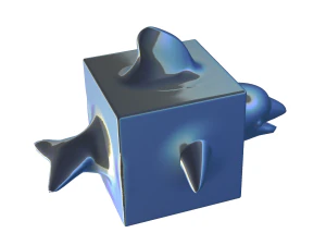 Dolphin 3D miniature 3D Print Model