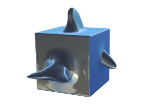 Dolphin 3D miniature 3D Print Model