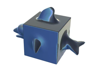Dolphin 3D miniature 3D Print Model