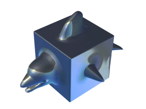 Dolphin 3D miniature 3D Print Model