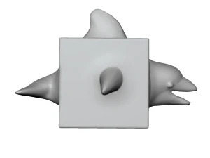 Dolphin 3D miniature 3D Print Model