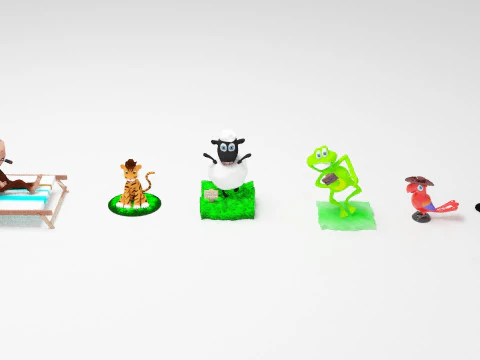 3D-принтер Animal Pack 3D Модель