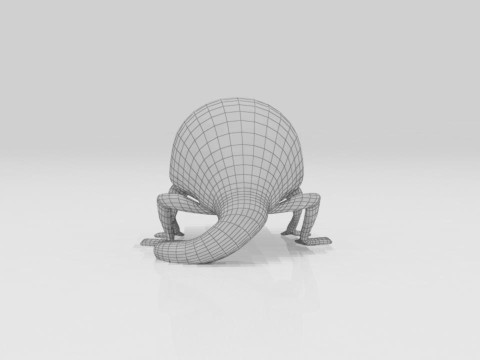 Bunglon Cameleon Reptile Pets 3D Модель