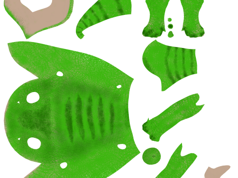 Bunglon Cameleon Reptile Pets 3D Модель