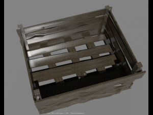 old box 3D मॉडल