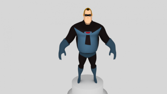 mrincredible 3D 모델 .c4d .max .obj .3ds .fbx .stl .blend 