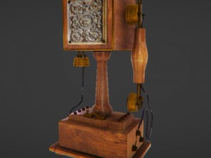 vintage telephone 3D Model