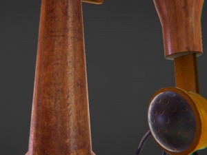 vintage telephone 3D Model