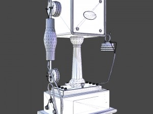 vintage telephone 3D Model