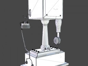 vintage telephone 3D Model