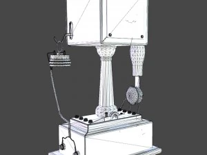 vintage telephone 3D Model