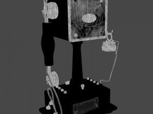 vintage telephone 3D Model