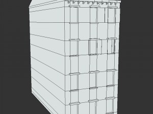 old building 924 Modèle 3D