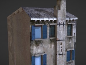old building 924 Modèle 3D