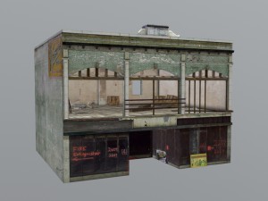 old building 925 Modello 3D