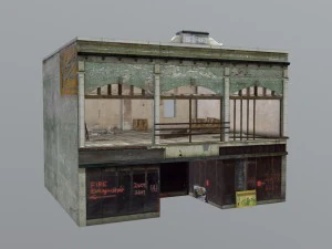 पुरानी इमारत 925 3D मॉडल