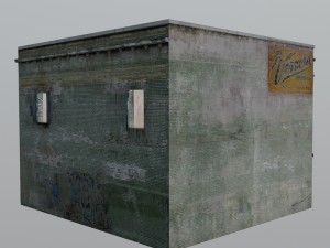 old building 925 3D Model