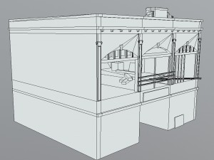 old building 925 3D Model