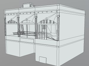 old building 925 3D Model