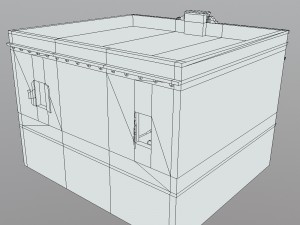 old building 925 3D Model