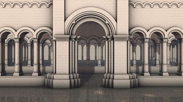 royal gateway 3Dモデル .c4d .max .obj .3ds .fbx .stl .blend