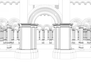 royal gateway 3Dモデル