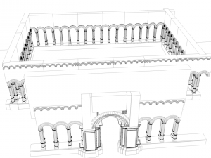 royal gateway 3Dモデル