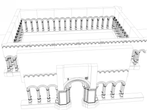 royal gateway 3D Model