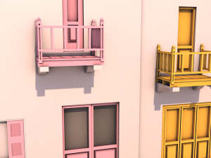 neighborhood 3D Model