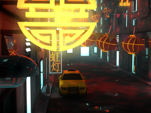 china town 3D 模型