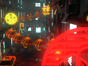 china town 3D 模型