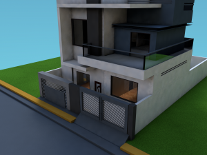 house exterior Modèle 3D