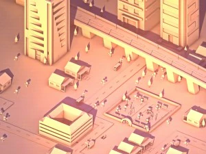 cidade branca Modelo 3D