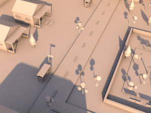 white city Model 3D