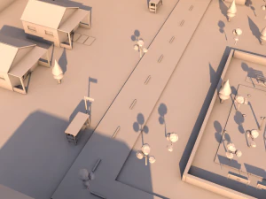 white city 3D Model