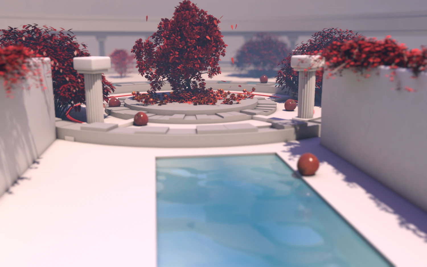 garden 3D Model .c4d .max .obj .3ds .fbx .stl .blend 