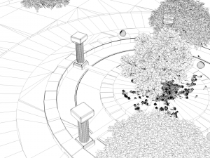 garden 3Dモデル
