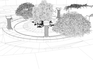 garden 3Dモデル