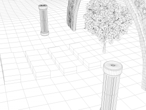the gate 3D 模型