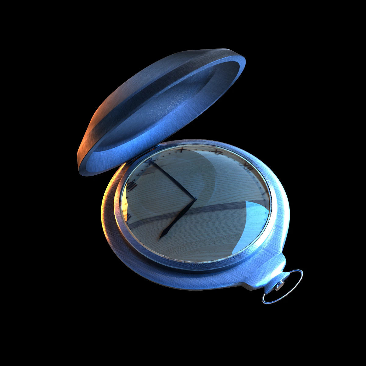 pocket watch 3D Model .c4d .max .obj .3ds .fbx .stl .blend 